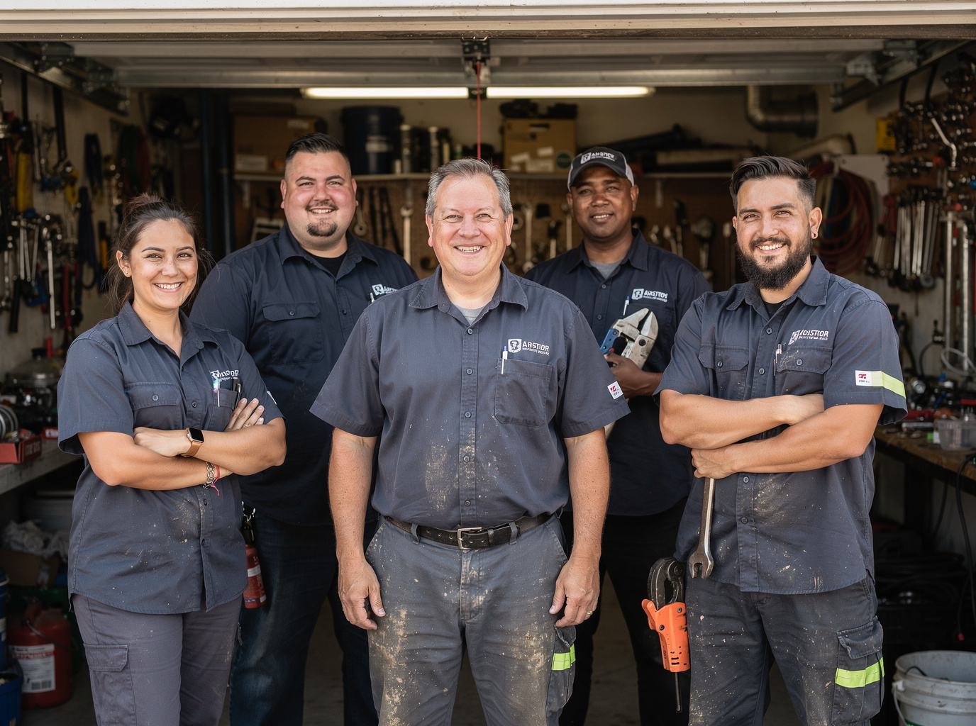 The Santee CA Plumbing team at work in Santee
