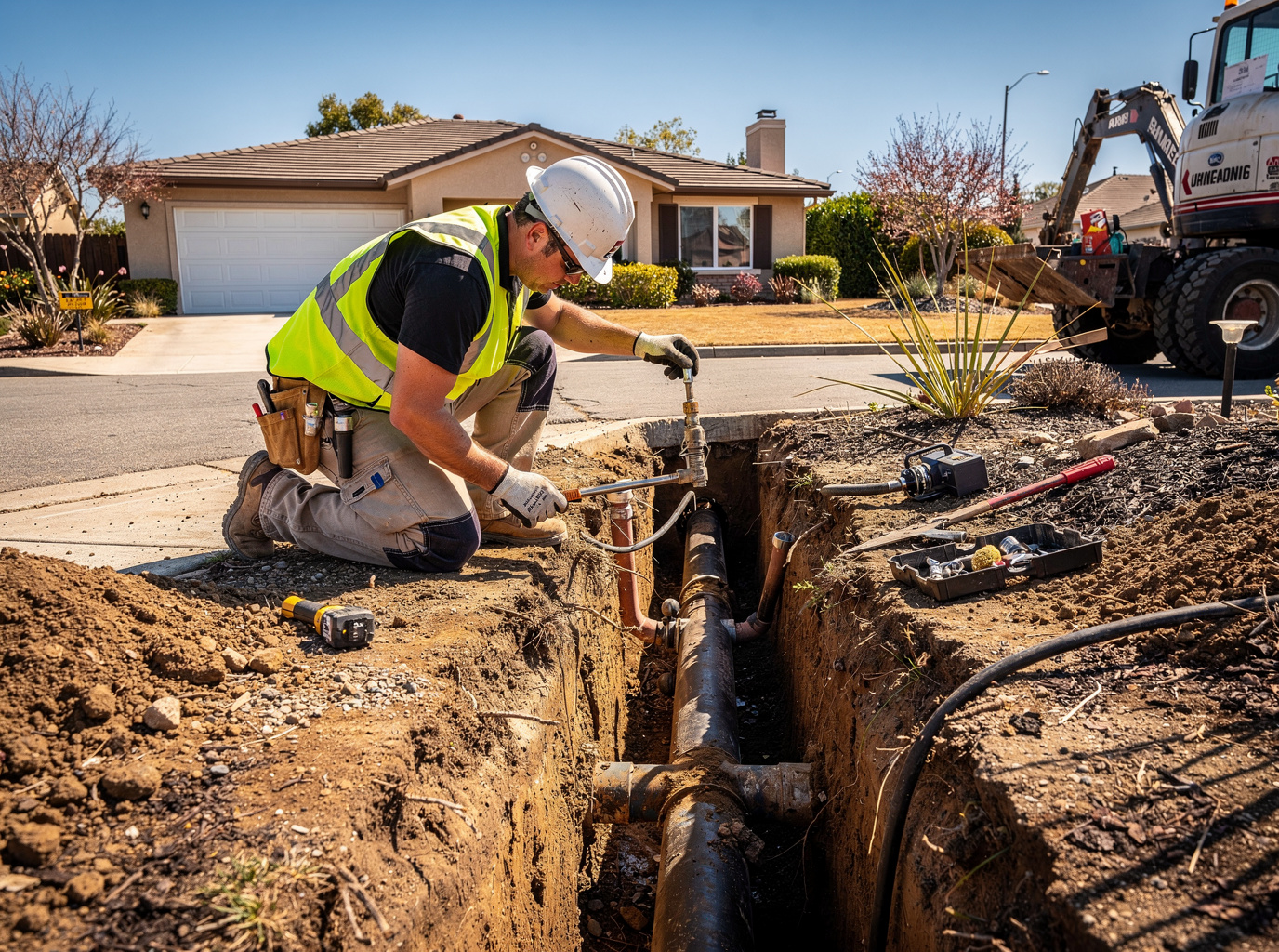 Sewer Line Repair in Santee
